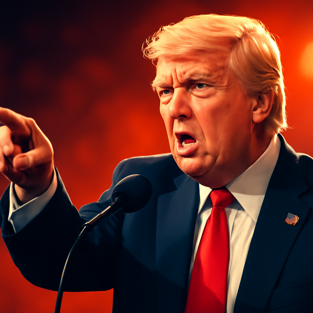 AI-generated editorial illustration for: ترامب يعلن التوصل إلى اتفاق بشأن "النزع الكامل لسلاح" حركة حماس في غزة