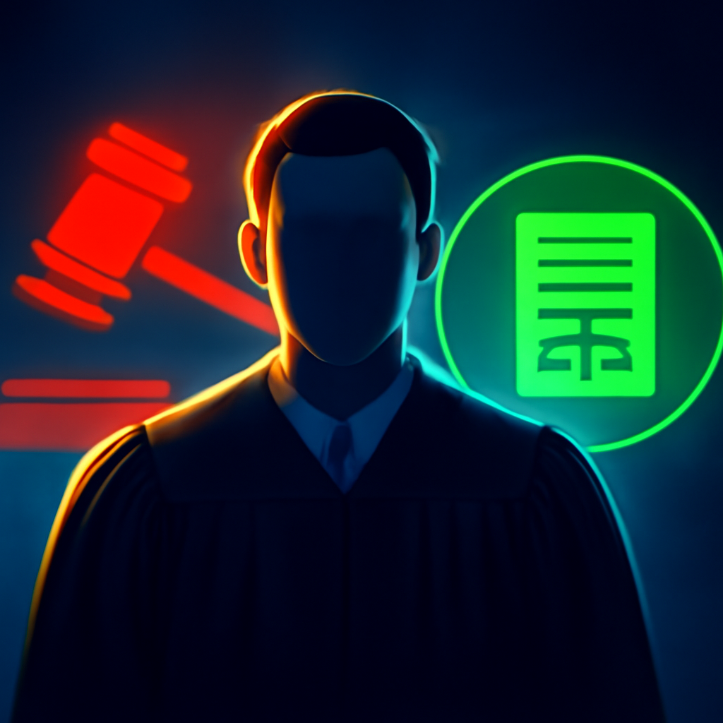 AI-generated editorial illustration for: Courts jailing parents of US school shooters marks legal turning point