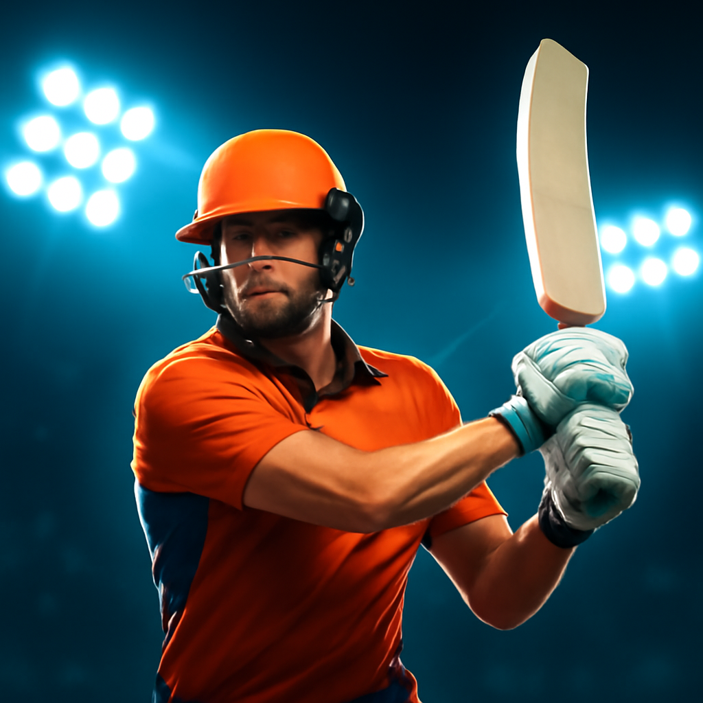 AI-generated editorial illustration for: Blistering Marsh knock helps Sunrisers smash Hundred's record score