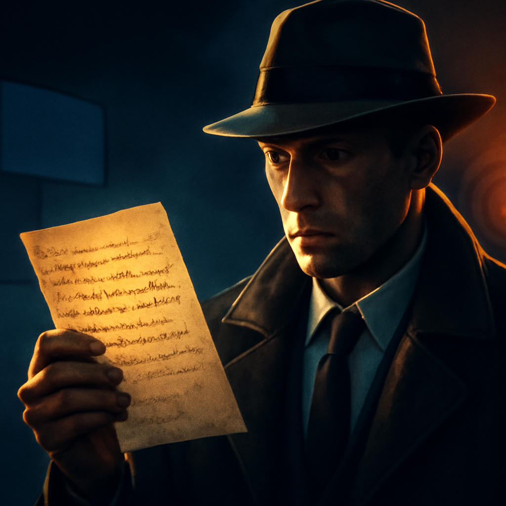 AI-generated editorial illustration for: How a diary entry solved the murder of a missing man