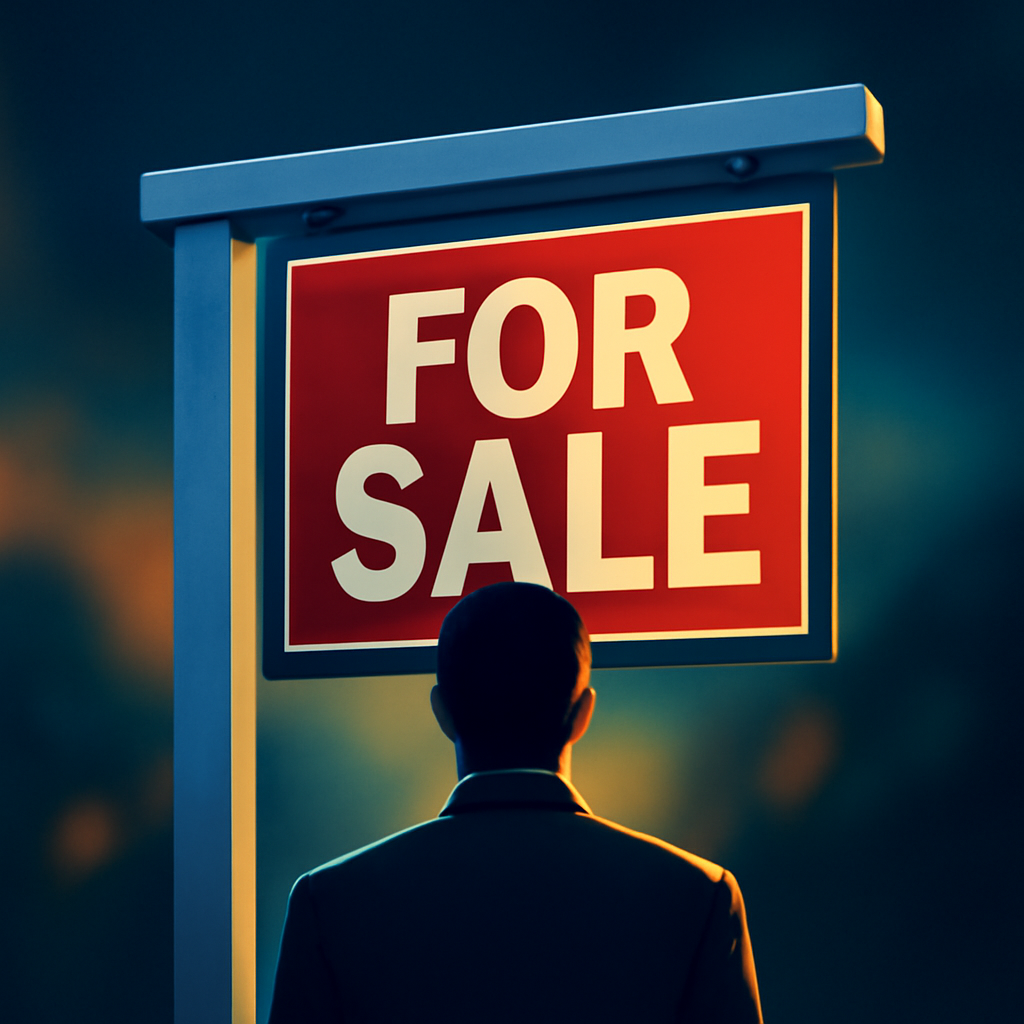 AI-generated editorial illustration for: Council decides to sell off farm donated 'in good faith' to community