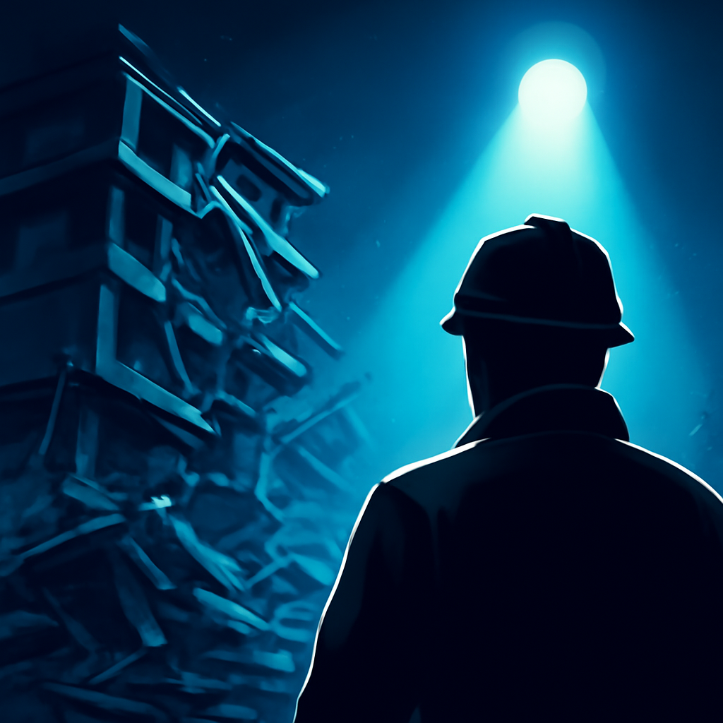 AI-generated editorial illustration for: En medio del terremoto en Colombia, 16 personas quedaron atrapadas en el Megacable de Pereira