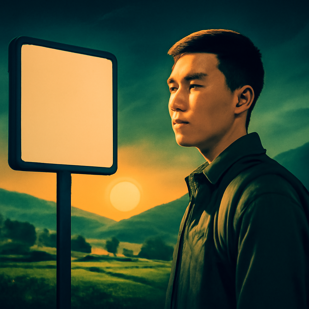 AI-generated editorial illustration for: En Chine, des jeunes citadins retournent à la campagne