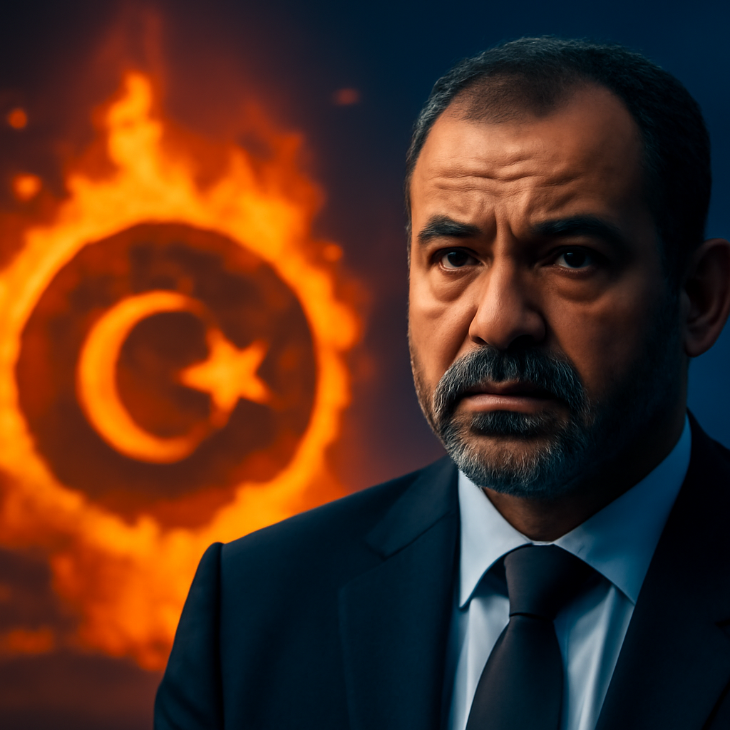 AI-generated editorial illustration for: Libye : l'assassinat du chef des renseignements de l'Est, un revers pour les Haftar