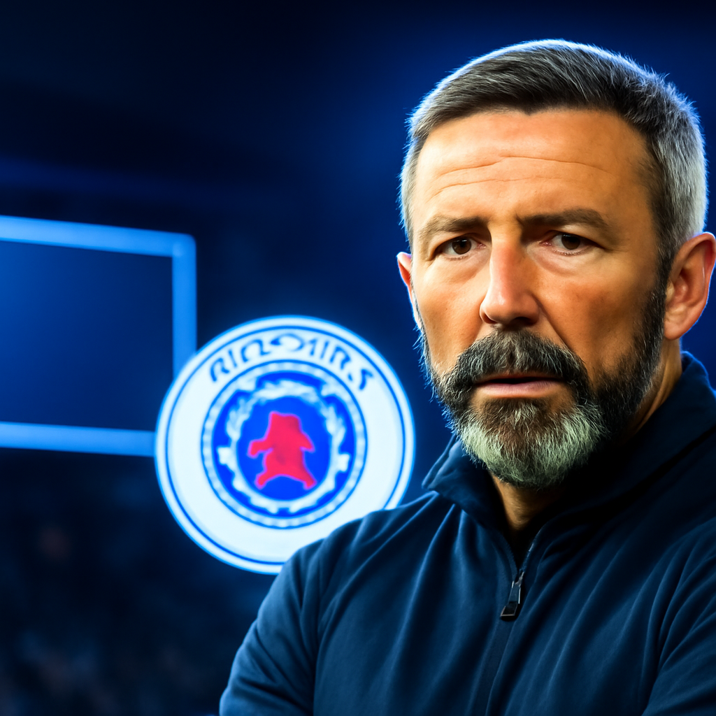 AI-generated editorial illustration for: What's going wrong for Rangers and McInnes?