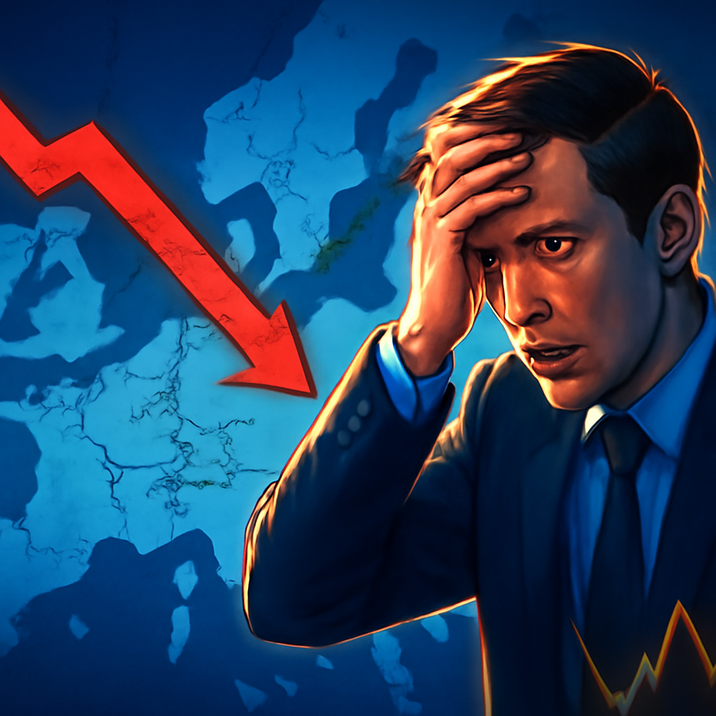 AI-generated editorial illustration for: Terremoto en Colombia: el impacto del sismo en la economía pereirana