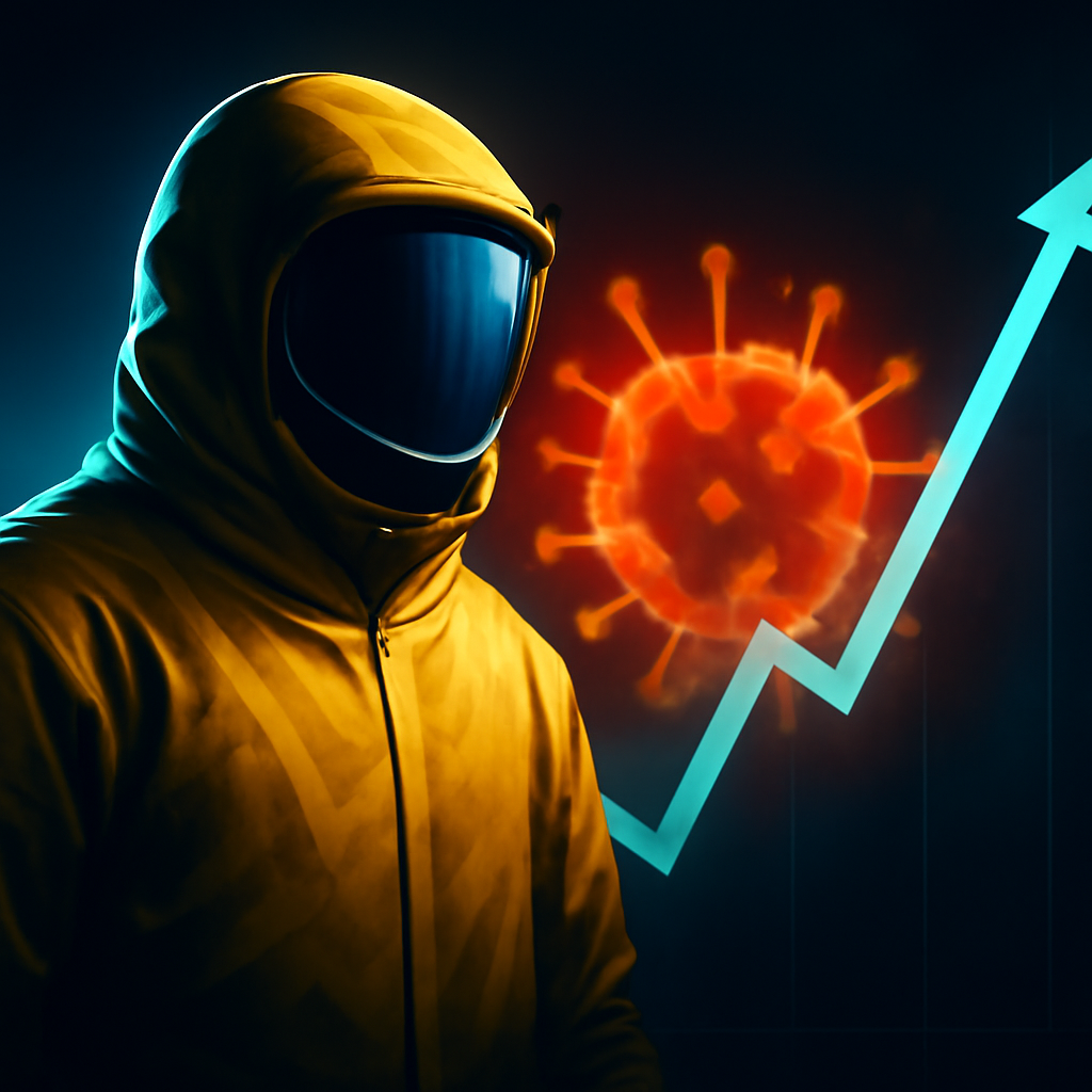 AI-generated editorial illustration for: Congo Ebola outbreak on track to become deadliest in history