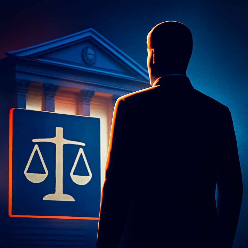 AI-generated editorial illustration for: Paramount agrees to delay Warner Bros. merger amid lawsuit