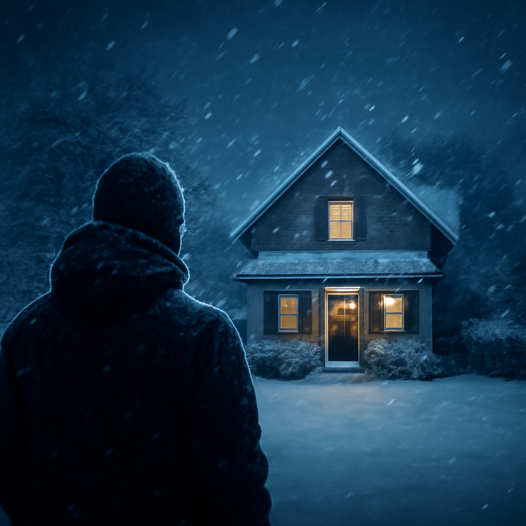 AI-generated editorial illustration for: Will Hobart ever see snow as it did 40 years ago?
