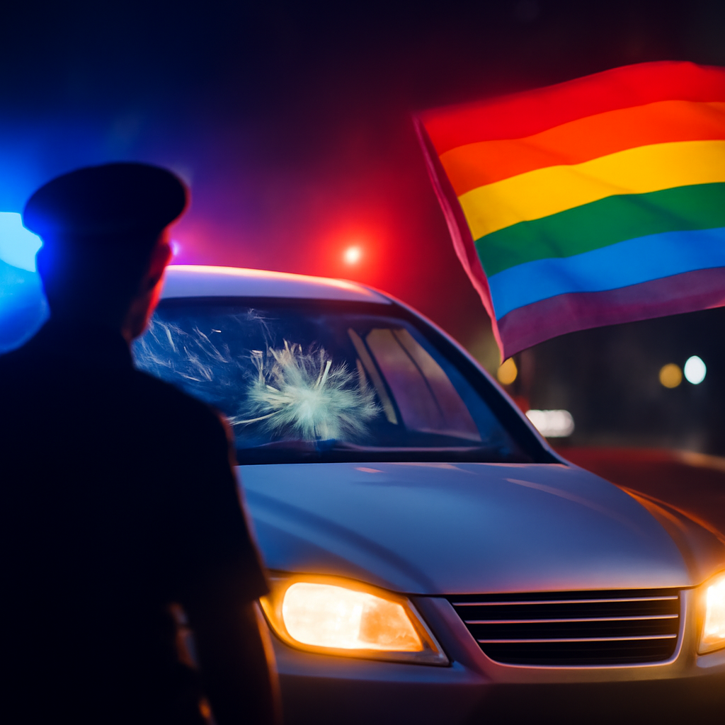 AI-generated editorial illustration for: Alemania: al menos un muerto tras atropello múltiple durante la marcha del Orgullo LGTBI en Berlín